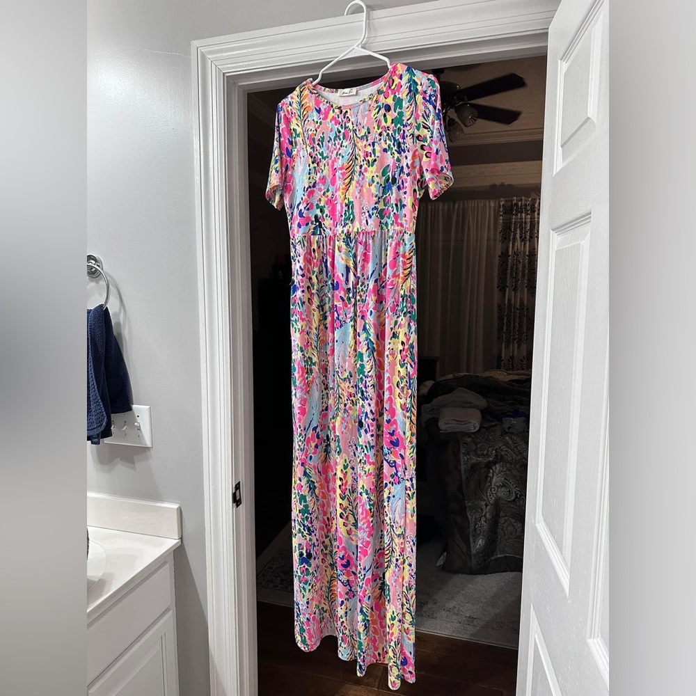 Boutique Maxi multicolor dress